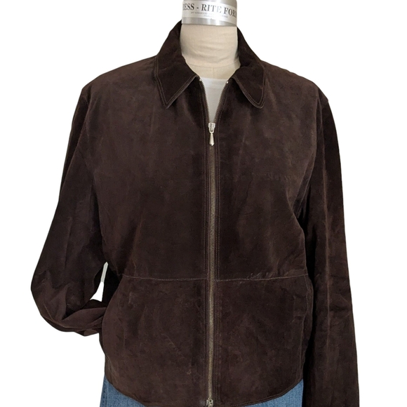 Harry & Moore Vintage Bexley Brown Suede Jacket Size 50/Large